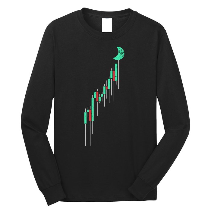 Crypto Trading Hodl Vintage Stock Long Sleeve Shirt