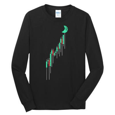 Crypto Trading Hodl Vintage Stock Tall Long Sleeve T-Shirt