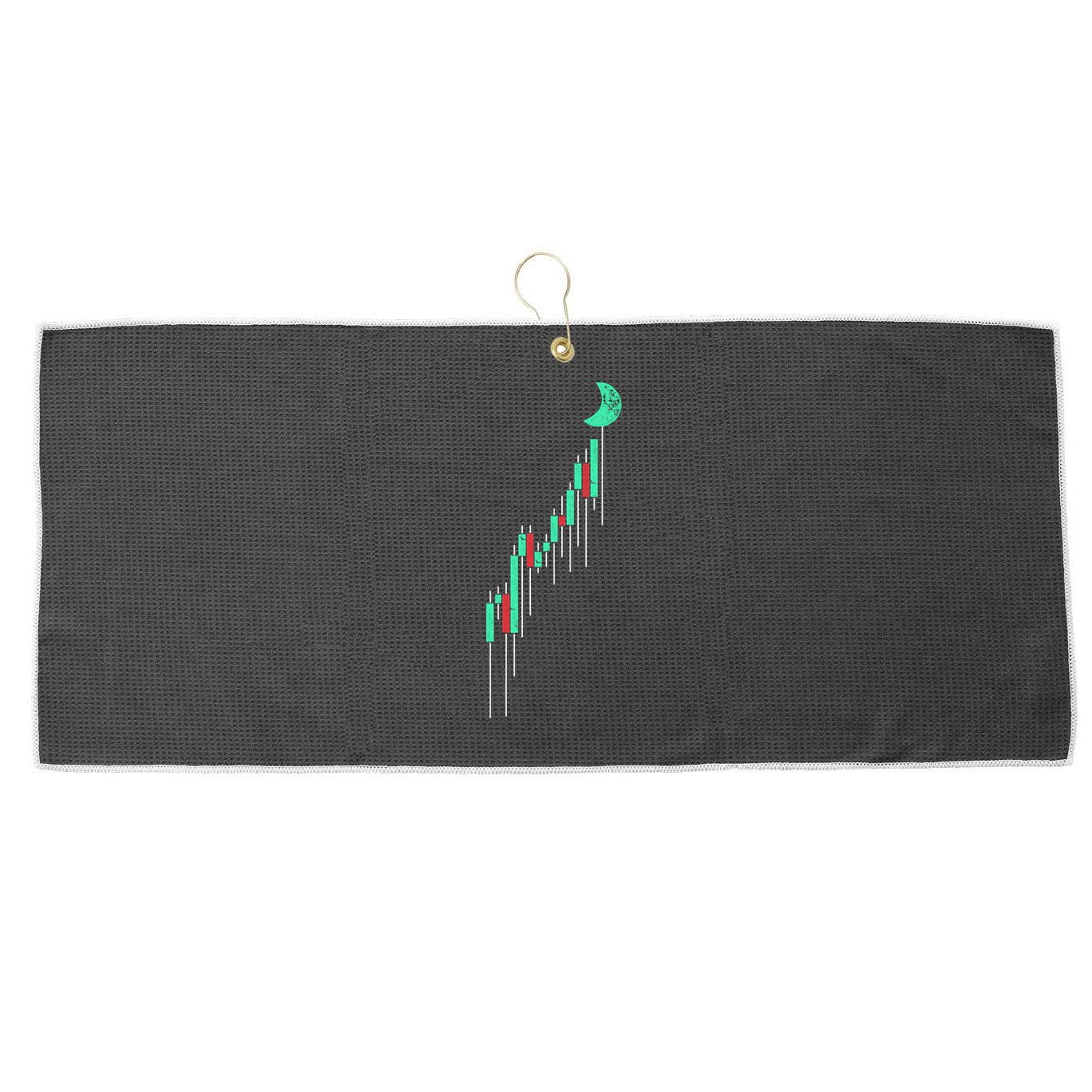 Crypto Trading Hodl Vintage Stock Large Microfiber Waffle Golf Towel
