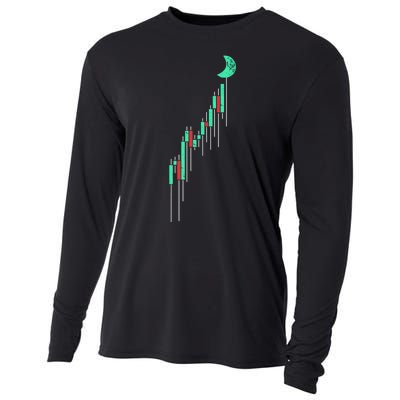 Crypto Trading Hodl Vintage Stock Cooling Performance Long Sleeve Crew