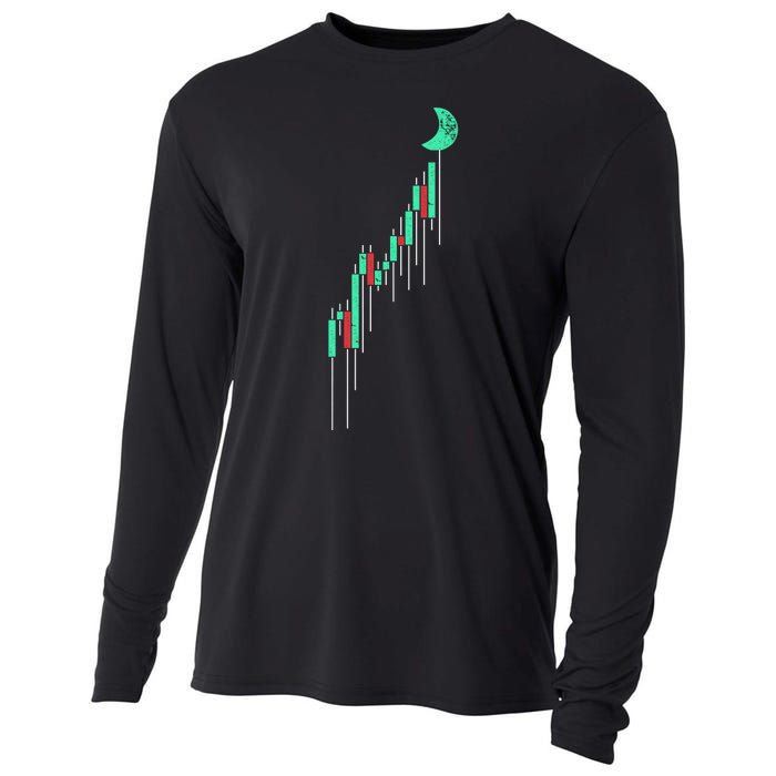 Crypto Trading Hodl Vintage Stock Cooling Performance Long Sleeve Crew