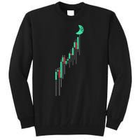 Crypto Trading Hodl Vintage Stock Tall Sweatshirt