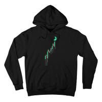 Crypto Trading Hodl Vintage Stock Tall Hoodie