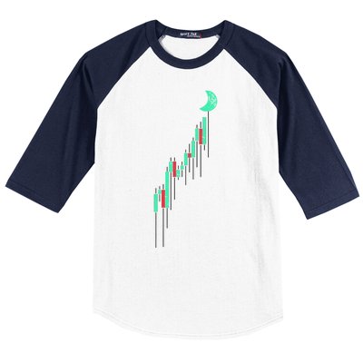 Crypto Trading Hodl Vintage Stock Baseball Sleeve Shirt