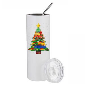 Christmas Tree Heartbeat Xmas Nursing Costume Nurse Stainless Steel Tumbler