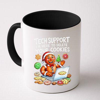Christmas Techsupport Here To Delete Cookies Xmas Coffee Mug