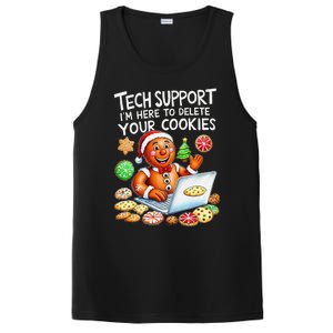 Christmas Techsupport Here To Delete Cookies Xmas PosiCharge Competitor Tank