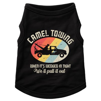 Camel Towing Halloween Retro Doggie Tank