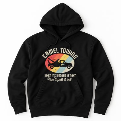 Camel Towing Halloween Retro Hoodie