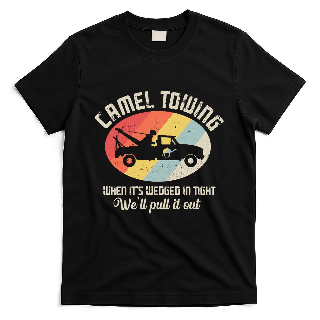 Camel Towing Halloween Retro T-Shirt