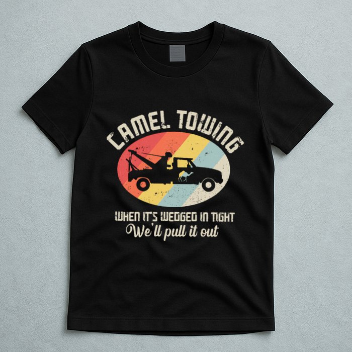 Camel Towing Halloween Retro T-Shirt