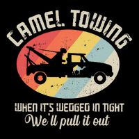 Camel Towing Halloween Retro City Backpack