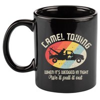 Camel Towing Halloween Retro 11oz C Handle Ceramic Mug