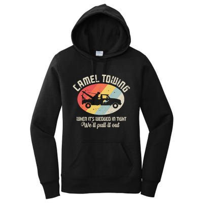 Camel Towing Halloween Retro Women's Pullover Hoodie