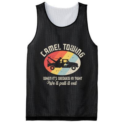 Camel Towing Halloween Retro Mesh Reversible Basketball Jersey Tank