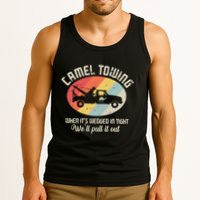 Camel Towing Halloween Retro Tank Top
