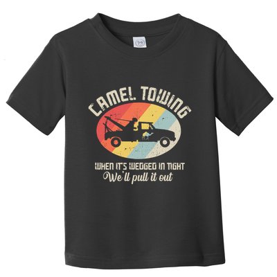 Camel Towing Halloween Retro Toddler T-Shirt