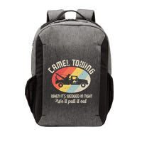 Camel Towing Halloween Retro Vector Backpack