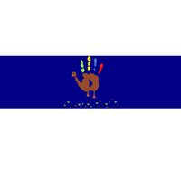 Cutest Turkey Handprint Thanksgiving Bumper Sticker