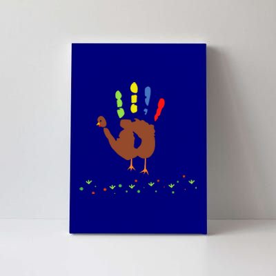 Cutest Turkey Handprint Thanksgiving Canvas