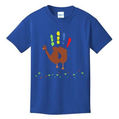 Cutest Turkey Handprint Thanksgiving Kids T-Shirt