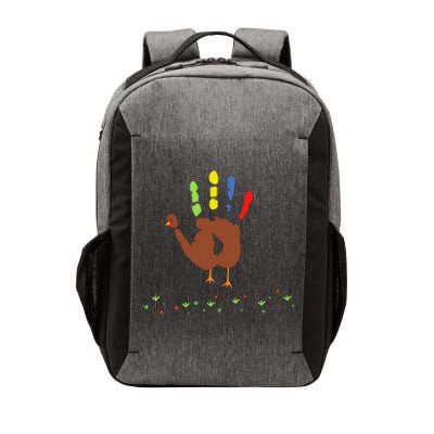 Cutest Turkey Handprint Thanksgiving Vector Backpack