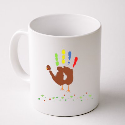 Cutest Turkey Handprint Thanksgiving Coffee Mug