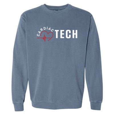 Cardiac Tech Heart Garment-Dyed Sweatshirt