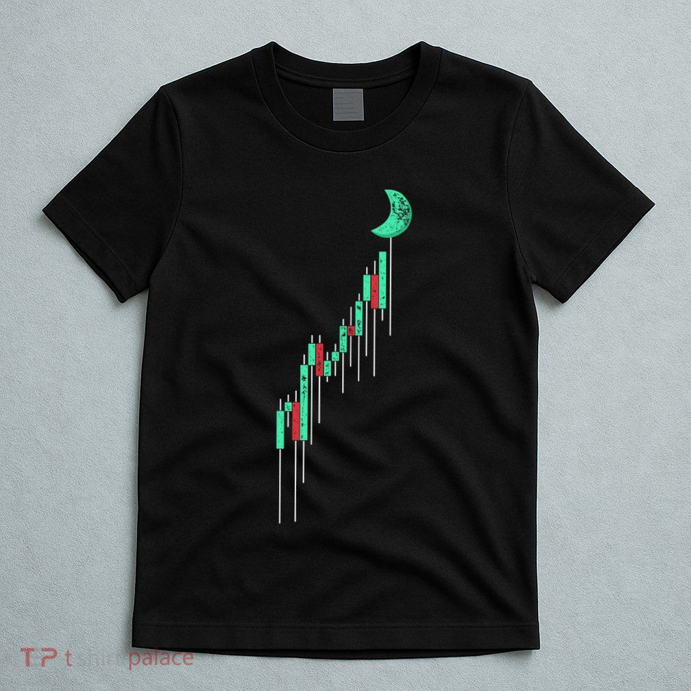 Crypto Trading Hodl Vintage Stock Chart To The Moon T-Shirt