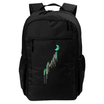 Crypto Trading Hodl Vintage Stock Chart To The Moon Backpack