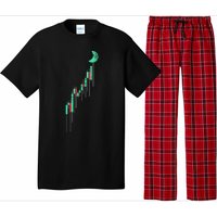 Crypto Trading Hodl Vintage Stock Chart To The Moon Pajama Set