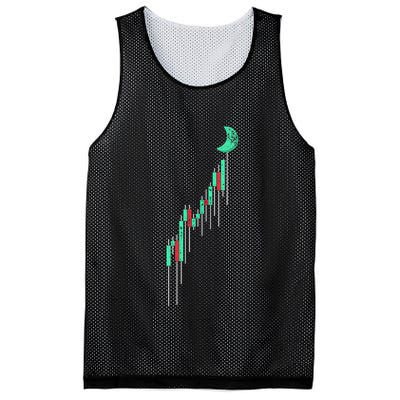 Crypto Trading Hodl Vintage Stock Chart To The Moon Mesh Reversible Basketball Jersey Tank