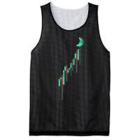 Crypto Trading Hodl Vintage Stock Chart To The Moon Mesh Reversible Basketball Jersey Tank