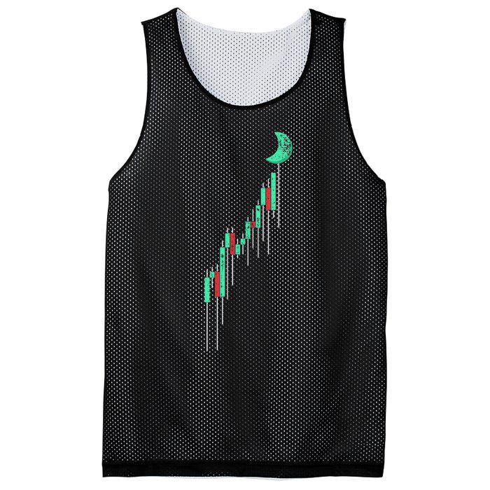 Crypto Trading Hodl Vintage Stock Chart To The Moon Mesh Reversible Basketball Jersey Tank