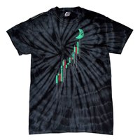 Crypto Trading Hodl Vintage Stock Chart To The Moon Tie-Dye T-Shirt