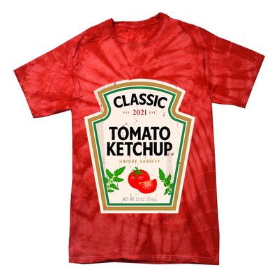 Classic Tomato Halloween Costume Diy Condiments Halloween Tie-Dye T-Shirt