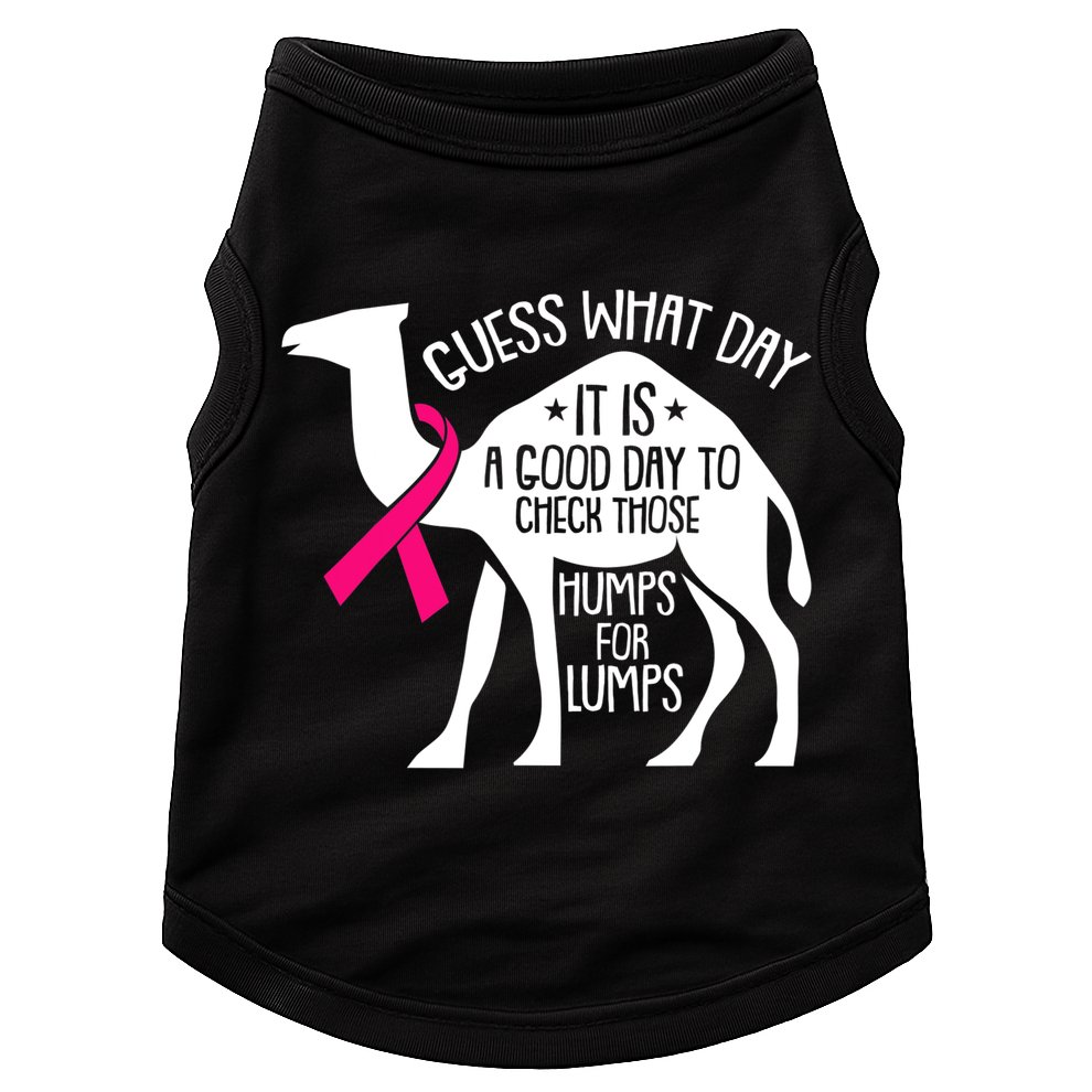 Check Those Humps Lumps Breast Cancer Awareness Warrior Doggie Tank