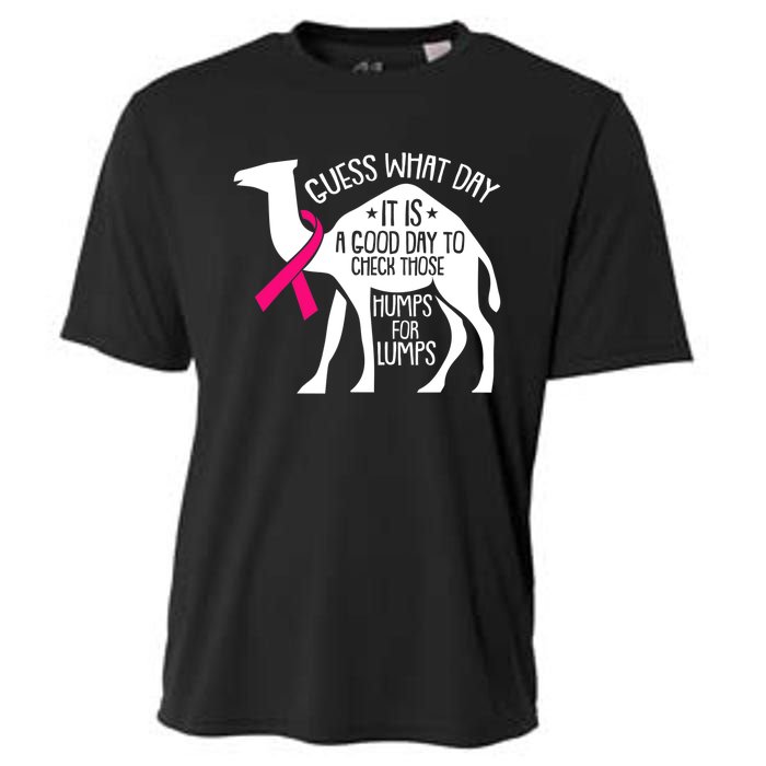 Check Those Humps Lumps Breast Cancer Awareness Warrior Cooling Performance Crew T-Shirt