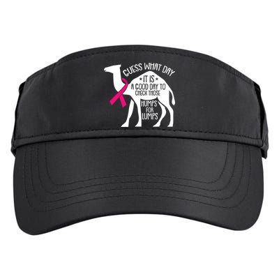 Check Those Humps Lumps Breast Cancer Awareness Warrior Adult Drive Performance Visor