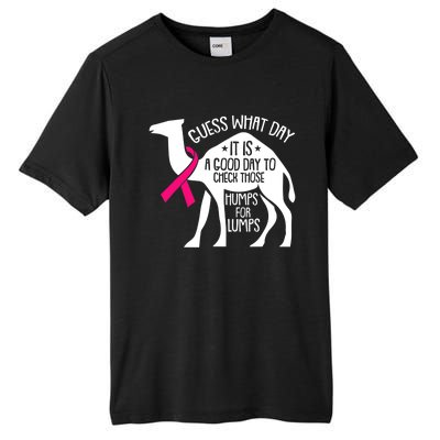 Check Those Humps Lumps Breast Cancer Awareness Warrior Tall Fusion ChromaSoft Performance T-Shirt