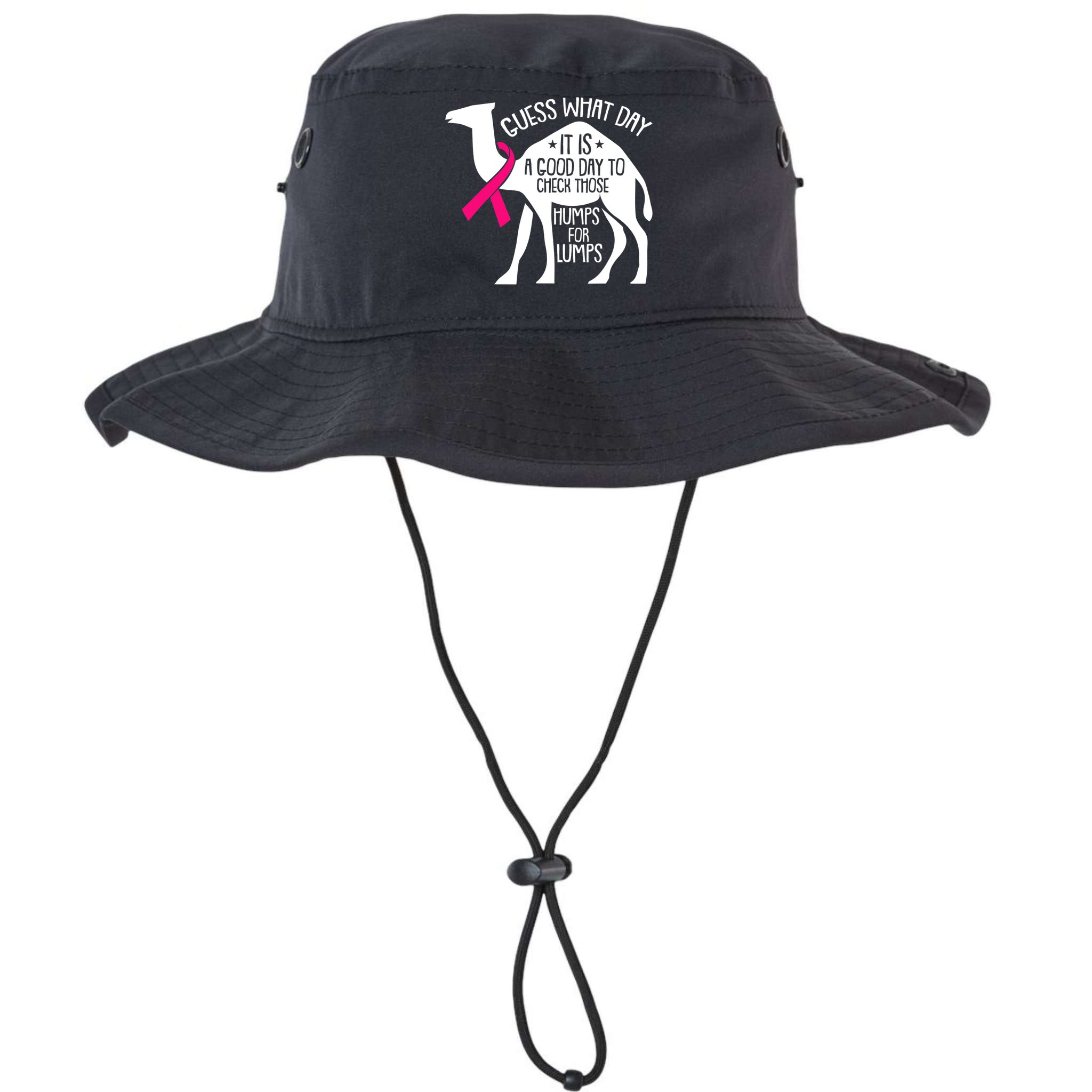 Check Those Humps Lumps Breast Cancer Awareness Warrior Bucket Hat