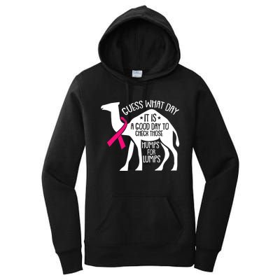 Check Those Humps Lumps Breast Cancer Awareness Warrior Women's Pullover Hoodie