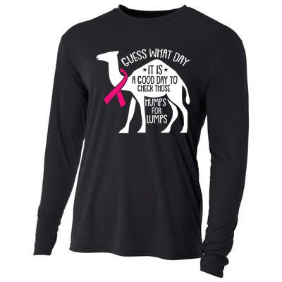 Check Those Humps Lumps Breast Cancer Awareness Warrior Cooling Performance Long Sleeve Crew