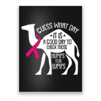 Check Those Humps Lumps Breast Cancer Awareness Warrior Poster