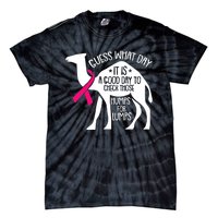 Check Those Humps Lumps Breast Cancer Awareness Warrior Tie-Dye T-Shirt