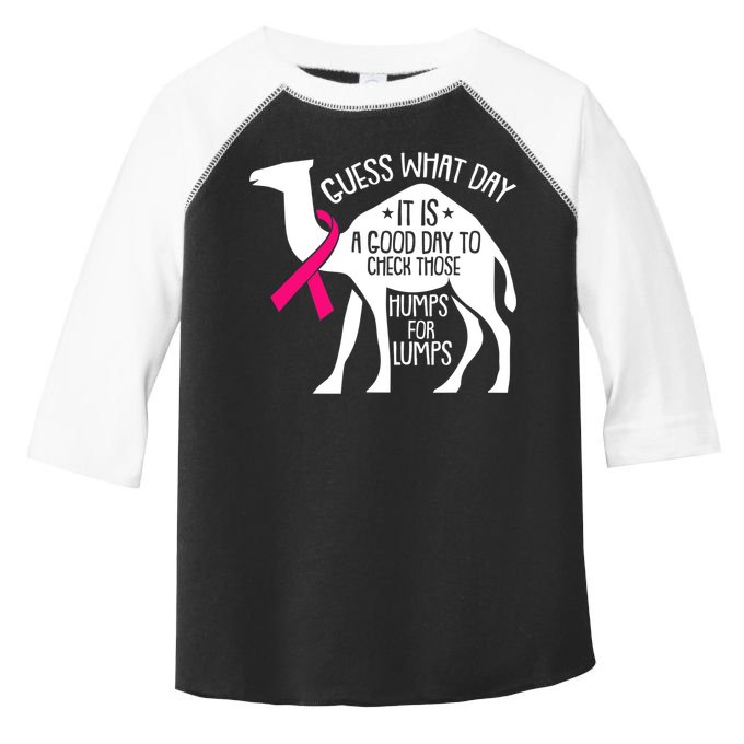 Check Those Humps Lumps Breast Cancer Awareness Warrior Toddler Fine Jersey T-Shirt