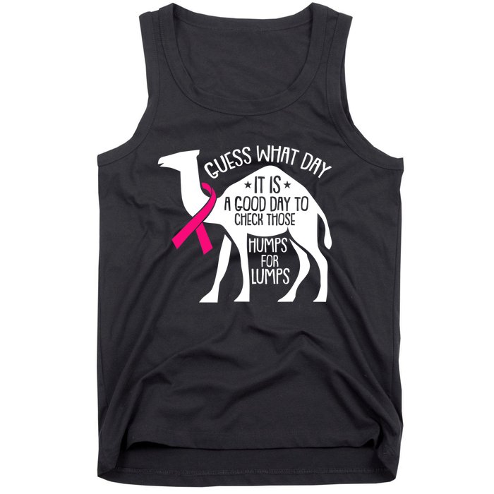 Check Those Humps Lumps Breast Cancer Awareness Warrior Tank Top