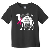 Check Those Humps Lumps Breast Cancer Awareness Warrior Toddler T-Shirt