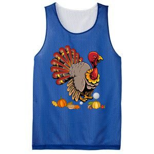 Cute Turkey Hockey Player Turkey's Day Happy Thanksgiving Gift Mesh Reversible Basketball Jersey Tank