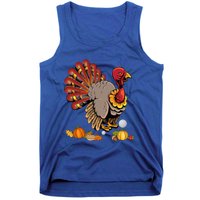 Cute Turkey Hockey Player Turkey's Day Happy Thanksgiving Gift Tank Top